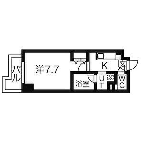 愛知県名古屋市名東区明が丘(賃貸マンション1K・10階・25.00㎡)の写真 その2
