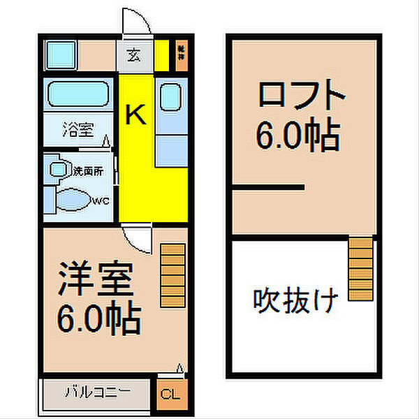 愛知県名古屋市天白区野並２丁目(賃貸アパート1K・1階・18.91㎡)の写真 その2