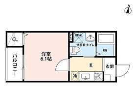 愛知県名古屋市中区新栄１丁目（賃貸アパート1K・2階・21.40㎡） その2