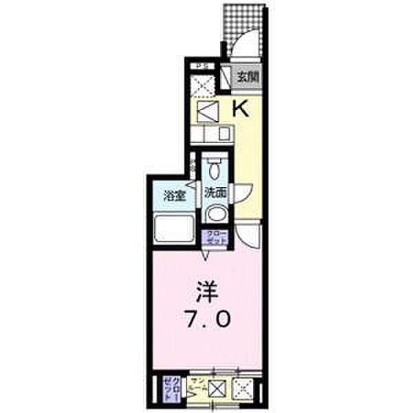 愛知県名古屋市緑区亀が洞２丁目(賃貸アパート1K・1階・27.29㎡)の写真 その2