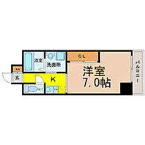 愛知県名古屋市天白区原４丁目（賃貸マンション1K・8階・24.80㎡） その2