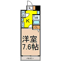 愛知県名古屋市千種区内山２丁目（賃貸マンション1K・4階・24.00㎡） その2