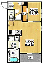 愛知県名古屋市千種区汁谷町（賃貸アパート1LDK・3階・31.44㎡） その2