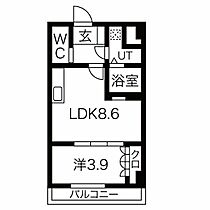 愛知県名古屋市千種区田代町字四観音道西（賃貸マンション1LDK・1階・32.00㎡） その2