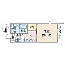 愛知県名古屋市名東区一社１丁目（賃貸アパート1K・1階・33.12㎡） その2