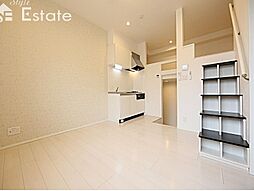 名古屋市営名城線 茶屋ヶ坂駅 徒歩4分の賃貸アパート 2階1SLKのリビング/ダイニング