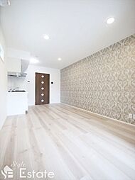 名古屋市営桜通線 野並駅 徒歩4分の賃貸アパート 3階1LDKのリビング/ダイニング