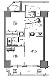 S-RESIDENCE高岳ardent 2LDKの間取図画像