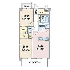物件の間取り