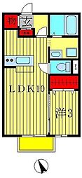 間取図画像 1LDK