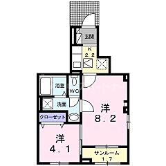 物件の間取り