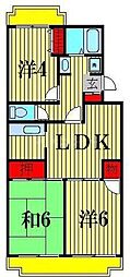 第15パールメゾン鏑木 3LDKの間取図画像