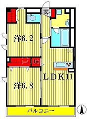 物件の間取り