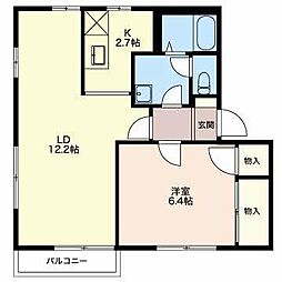 間取図画像 1LDK