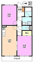 ベルフラワー藤森  ｜ 長野県塩尻市大字広丘高出（賃貸マンション2LDK・1階・48.60㎡） その2