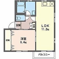 ビューハウス21Ｂ  ｜ 長野県松本市井川城３丁目（賃貸アパート1LDK・2階・43.54㎡） その2