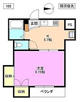 ワコウハイツ  ｜ 長野県塩尻市大門桔梗町（賃貸マンション1K・1階・30.75㎡） その2