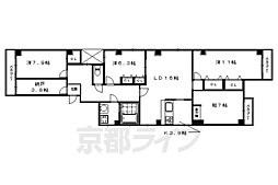 ナベル錦 4SLDKの間取図画像