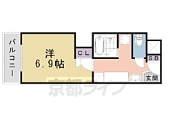 SK東堀川 1Kの間取図画像