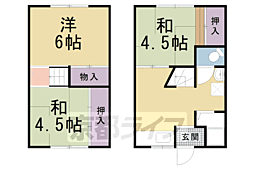 小林フラットC 3DKの間取図画像