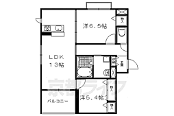 シェソワ 2LDKの間取図画像