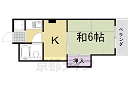 ステラ長岡 1DKの間取図画像
