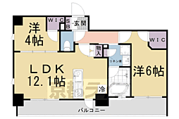 ピーノ京都西大路 2LDKの間取図画像