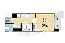 マ・メゾン 1Kの間取図画像