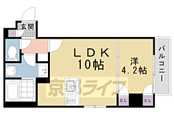 おーりとーり4 1LDKの間取図画像