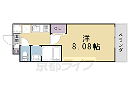 La Fite GOSHOKITA I 1Kの間取図画像