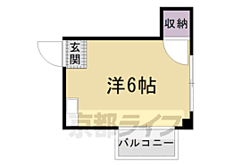 サンプラザ 404 ｜ 京都府京都市右京区嵯峨広沢南下馬野町（賃貸マンション1R・4階・11.83㎡） その2