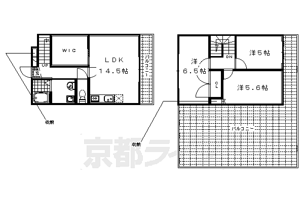 チェリーブロッサム嵯峨野 305｜京都府京都市右京区嵯峨野清水町(賃貸マンション3LDK・3階・83.00㎡)の写真 その2