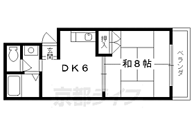 京都府京都市北区紫野東舟岡町（賃貸マンション1DK・2階・30.00㎡） その2