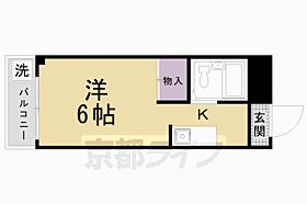 ハイツ協栄 405 ｜ 京都府京都市北区鷹峯旧土居町（賃貸マンション1K・4階・16.96㎡） その2