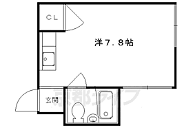 丸富マンション 5B ｜ 京都府京都市右京区西京極北大入町（賃貸マンション1R・5階・16.20㎡） その2