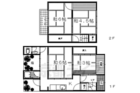 京都府京都市上京区藤木町（賃貸一戸建4DK・--・57.53㎡） その2