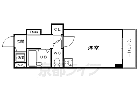 ＳＩＬＫ　21 201 ｜ 京都府京都市右京区太秦井戸ケ尻町（賃貸マンション1R・2階・20.79㎡） その2