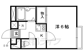 レオパレス西陣 105 ｜ 京都府京都市上京区六番町（賃貸アパート1K・1階・19.87㎡） その2