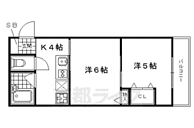 プラムコート梅津 103 ｜ 京都府京都市右京区梅津北浦町（賃貸アパート2K・1階・31.46㎡） その2