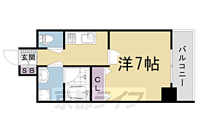 アスヴェル京都外大前 1001 ｜ 京都府京都市右京区梅津南広町（賃貸マンション1K・10階・25.52㎡） その2