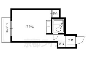 京都府京都市上京区堀出シ町（賃貸マンション1R・5階・18.36㎡） その2