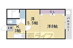 リ・ミラリオ 2Kの間取図画像