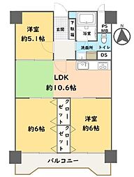 間取図画像 3LDK