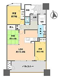 間取図画像 3LDK