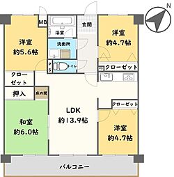 間取図画像 4LDK