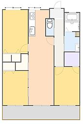 グリーンヒル明野天然町 3LDKの間取図画像