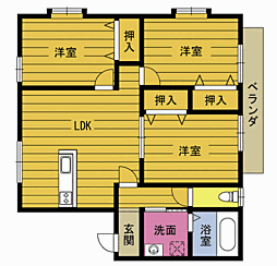 大神駅 4.8万円