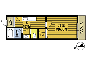 ウエストハイツ大神 103号室 ｜ 大分県速見郡日出町大字大神3160-19（賃貸アパート1K・1階・23.60㎡） その2