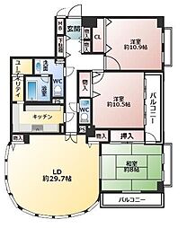 間取図画像 3LDK