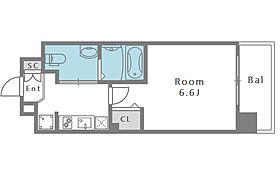 アスリート本町リバーウエスト 1105 ｜ 大阪府大阪市西区川口1丁目4-3（賃貸マンション1K・11階・22.40㎡） その2